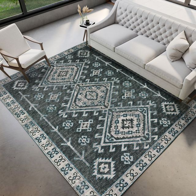 Dalyn™ Rug Company Brisbane BR2 Midnight 5'x8' Area Rug-3