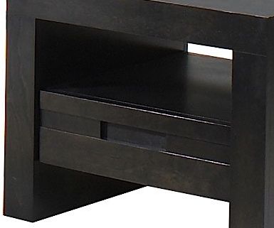 VieBois Corse Black Side Table-1