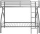 Homelegance® Bailey Gray Youth Twin Over Twin Bunk Bed-5