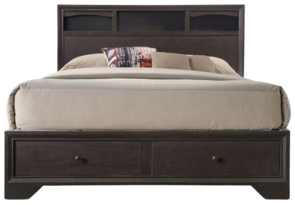 ACME Furniture Madison II Espresso Queen Bookcase Bed-2