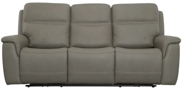 Flexsteel® Sawyer Gray Power Reclining Sofa with Power Headrests and Lumbar-3