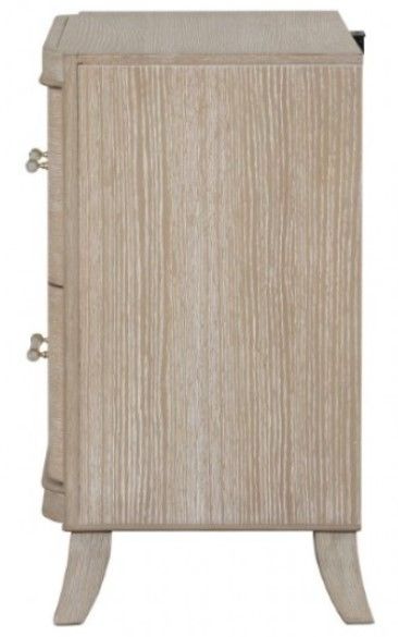 Furniture of America® Candra Natural Oak Nightstand-3