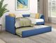 Homelegance® Trudy Blue Youth Twin Daybed with Trundle-1