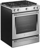 KitchenAid® 30" Stainless Steel Slide In Gas Range-2