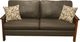Best Craft Furniture Customizable OM960 Sofa with Oak Legs and Michaels Cherry Stain-0