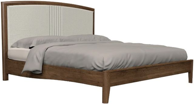 Country View Woodworking Westwood Queen Low Footboard Upholstered Panel Bed-0
