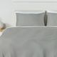 BEDGEAR® Performance® 3-Piece Solid Gray Moisture-Wicking King Duvet and Sham Set-1