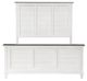 Homelegance® Chesterton Antique White/Dark Brown Queen Panel Bed-3