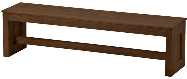 Crate Designs™ Furniture Brindle Wood Lacquer Top Bench-0