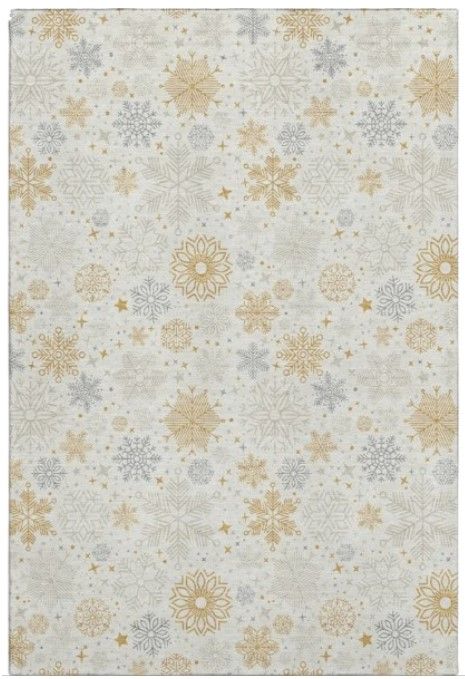 Dalyn™ Rug Company Merry & Bright MY25 Ivory 5'x8' Area Rug-0
