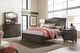 aspenhome® Oxford Peppercorn Queen Sleigh Storage Bed-1