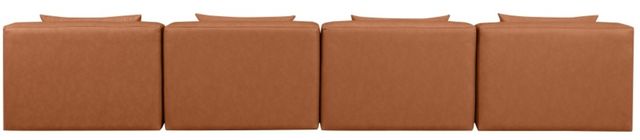 Meridian Furniture Cube 4-Piece Cognac Armless Modular Sectional-2