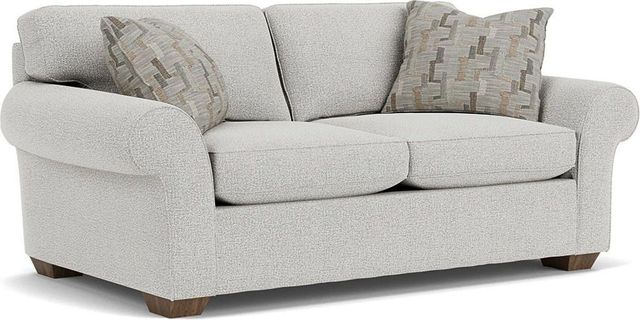 Flexsteel® Vail Silver Glacier Loveseat-0