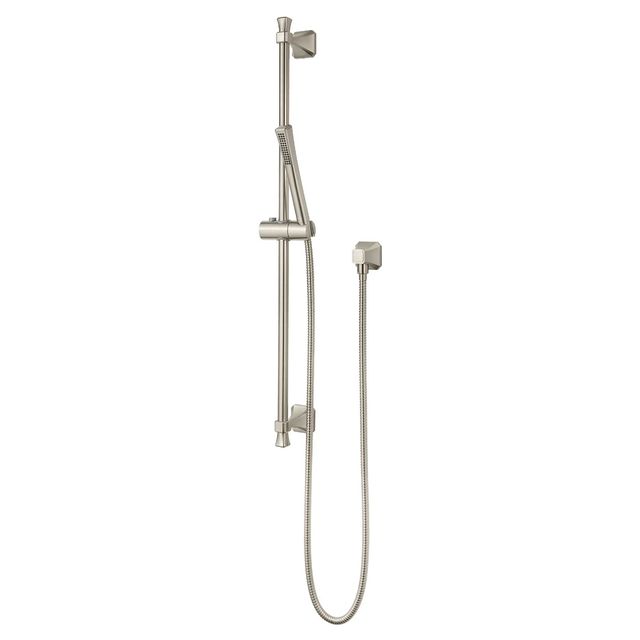 DXV Belshire® Brushed Nickel Personal Hand Shower Set with Adjustable 30" Slide Bar-2