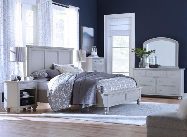 aspenhome® Cambridge Gray 1-Drawer Nightstand-2