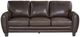 Homelegance® Rubin Dark Brown Sofa-2