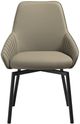 Armen Living Shilo 2-Piece Taupe Grey Dining Chair Set-1