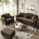 Northfield Living 3-Piece Brown Upholstered Living Room Set-1