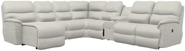 La-Z-Boy® Trouper Dove Reclining Sectional with Custom Layout Options-0
