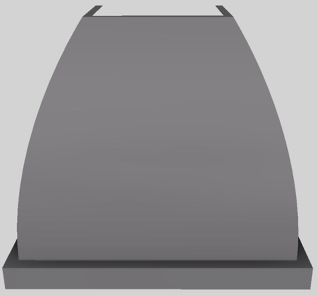Vent-A-Hood® Designer Series 36" Gunsmoke Wall Mounted Range Hood-0