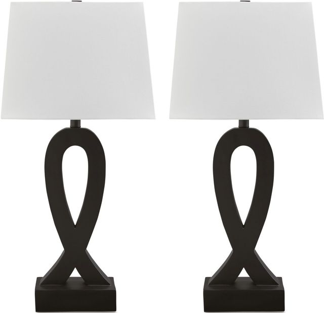 Ensemble de 2 lampes de table Markellton  de Signature Design by Ashley® - Noir