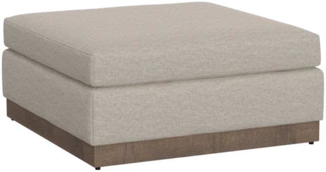 International Furniture Direct Georgia Ivory Ottoman-0