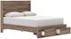 Signature Design by Ashley® Elbrim Brown Queen Storage Panel Bed-5