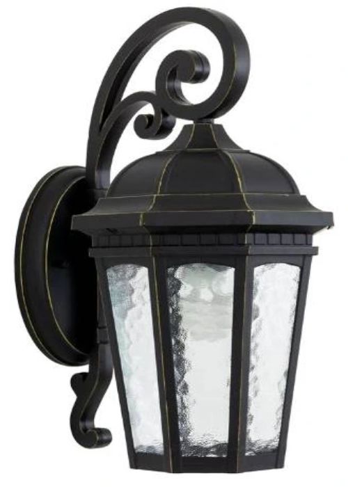 YHD Minarets Lake Weathered Oil Rubbed Bronze 1-Light Exterior Wall Lighting-0