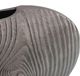A & B Home Mettalic Wenge Aluminum Timber Oval Disc Vase-5