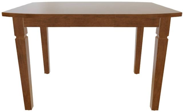 Mavin Customizable Boat Extendable Dining Table with 12" Leaf-1