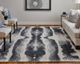 Feizy 8930F Coda Black/White 5'x8' Area Rug-5