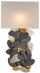 Currey & Company Moon Dust Gold/Hiroshi Gray Wall Sconce-1