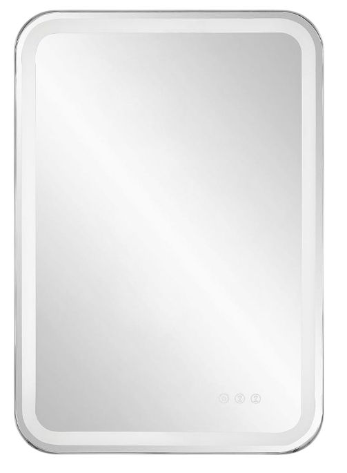 Uttermost® Crofton Nickel Lighted Vanity Mirror-0