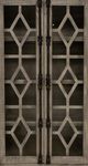 Vintage Furniture Diamond Vitrine with Glass-2