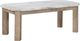 Global Furniture USA T06CT White Coffee Table with Natural Base-0