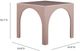 TOV Furniture Tomlin Light Pink Chenille Mahjong Table-2