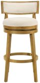 Armen Living Noely Amber Glow/White Barstool-2