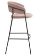 Zuo® Modern Josephine Brown Barstool-1