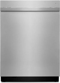 Front view of the JennAir® NOIR™ 24" Stainless Steel Built In Dishwasher