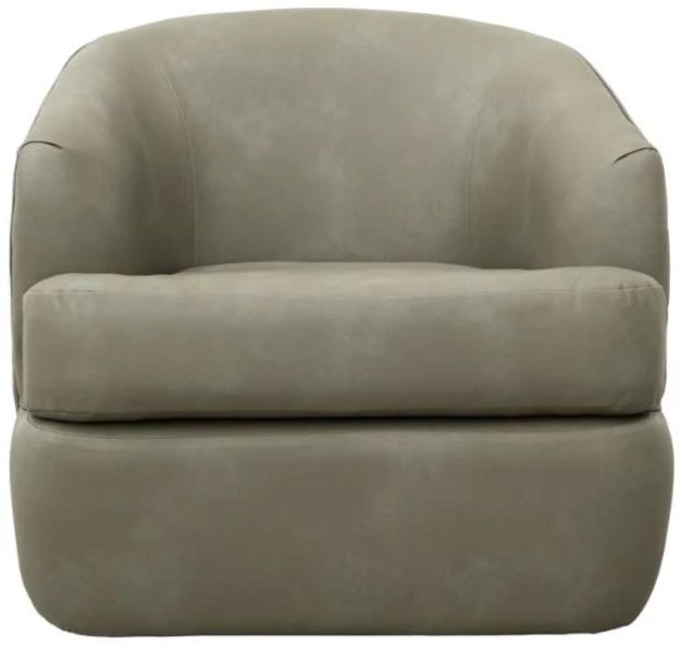 International Furniture Direct Tumbi Green Swivel Accent Chair-2