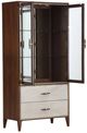 Michael Amini® Houston Walnut Display Cabinet-2