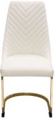 Diamond Sofa® Vogue 2-Piece Cream/Gold Dining Chair Set-1