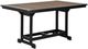 Nature's Best Furniture Customizable 72" Polyethylene Outdoor Bar Dining Table with Border-0