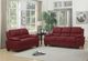 Mazin Furniture Darien Red Loveseat-2