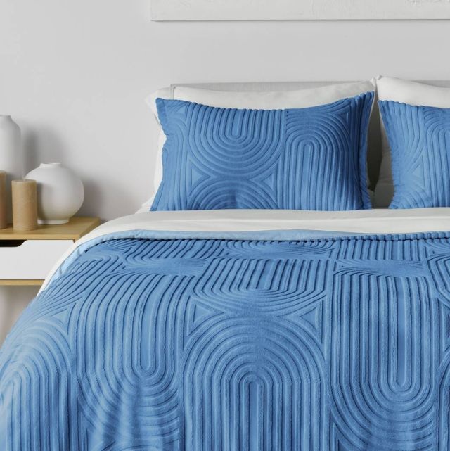 BEDGEAR® Performance® 3-Piece Racetrack/Stonewash Blue Moisture-Wicking King Duvet and Sham Set-1