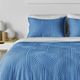 BEDGEAR® Performance® 3-Piece Racetrack/Stonewash Blue Moisture-Wicking King Duvet and Sham Set-1