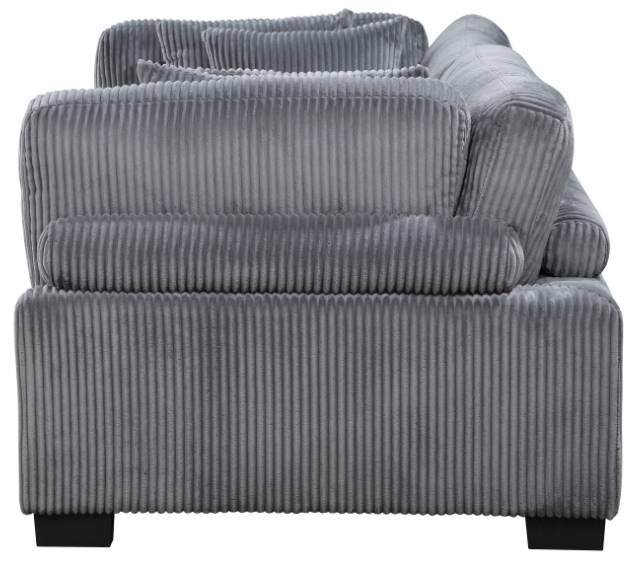 Homelegance® Traverse Gray Loveseat-3