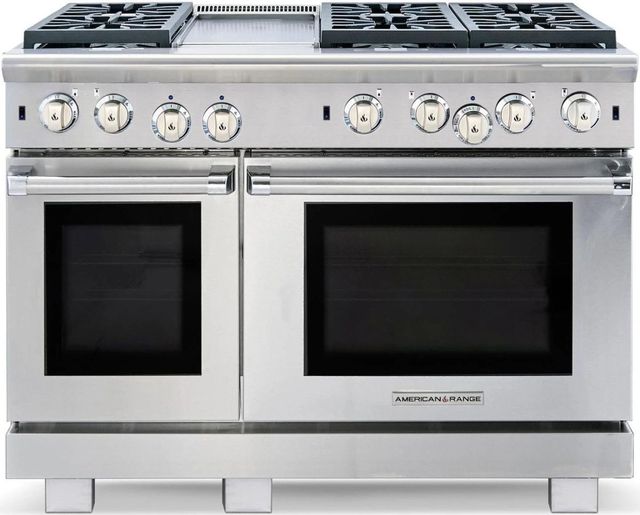 American Range Cuisine 48" Stainless Steel Pro Style Gas Range-0