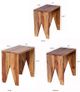 A & B Home Ayra 3-Piece Brown Nesting Table Set-4