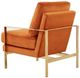 VIG Furniture Divani Casa Bayside Orange Accent Chair-3